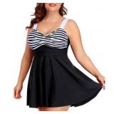 Two Piece Plus Size Tankini Swimsuits for Women Fl