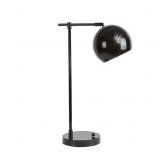 Better Homes & Gardens Black Metal Orb Desk Lamp