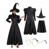 Large Halloween Witch Costume Women - Adult Witch