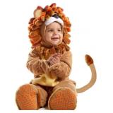 3T Halloween Lion Costume Toddler with Toy Zebra,