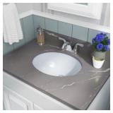 Vanities Oval White Ceramic Sink Basin