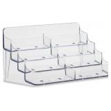 8 Pocket Desktop Clear Acrylic Business