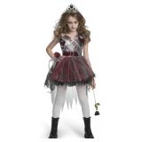 Medium Zombie Prom Queen Costume for Girls, Hallow