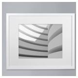 11' x 14' Matted Wood Frame White - Made By Design