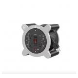 Link2Home 30ft Retractable Cord Reel with 3 Power