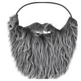 White Dress Up America Fake Beard with Elastic Ban