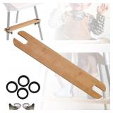 High Chair Footrest, Adjustable Height Natural Bam