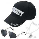 Security Hat, Secret Service Costume Security Guar