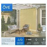 OVE Waterfall Curtain String Lights 1200 LED Bulbs