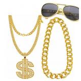 90s Hip Hop 80s Costumes Outfit Kit for Men Women