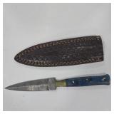 Handcrafted Damascus Steel Fixed Blade Knife w/