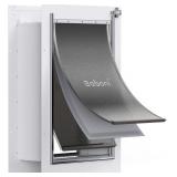 $102 Baboni Pet Door for Wall,3-Flap,Steel Frame a