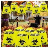 12 Pcs Yellow Large Halloween Lawn Leaf Bags Outdo
