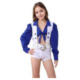 Girls Star Cheerleader Costume Cowboys Cheerleadin