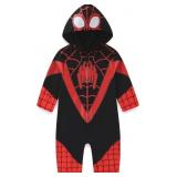 Size 5 Marvel Miles Morales Spider-Man Boys Hooded