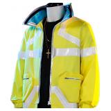 3 Piece Men Fashion Punk Anime Yellow Jacket