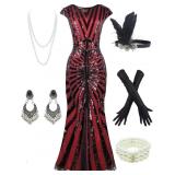 $64 Small Women 1920S Gatsby Sequin Mermaid Formal