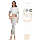 Womens Cosplay Costume Queen White Dress Suits Ful