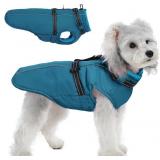Dog Coat with Harness Built in, Reflec