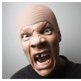 2 Pcs Bald Caps Halloween Latex Bald Cap