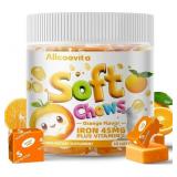 Soft Chewable Iron with Vitamin C Blueberry Flavor
