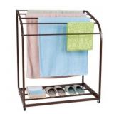 Pool Towel Rack,Outdoor PVC Trapedozal Poolside St