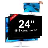 2-Pack Privacy Screen For Computer Monitor, 24-Inc