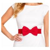 Womens Fashionable Bowknot Wide Belt Girls Lady St