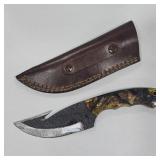 Handcrafted Damascus Steel Cleaver Knife w/