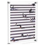 $65 NIUBEE 16x20 Clear Acrylic Wall Mount Floating