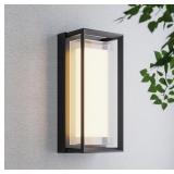 $170 Lutec Modern Indoor/Outdoor Wall Light, 1 Pac
