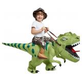 One Casa Inflatable Dinosaur Costume for Kids,Blow