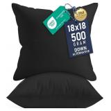 Utopia Bedding 12x20 Pillow Inserts, Set of 2, Bla