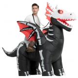 Halloween Inflatable Skeleton Dragon Costume