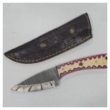 Handcrafted Damascus Steel Hunting Knife w/