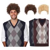 Medium Halloween Cosplay Costume Set Afro Fluffy W