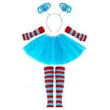4 PCS Halloween Costume for Girls,Halloween
