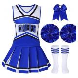 XS Cheerleader Outfit For Girls Halloween Costume
