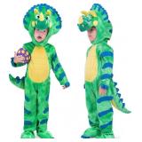 3T Halloween Dinosaur Costume Toddler, Triceratops
