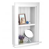 $79 12.75 in. W x 4.75 in. D x 18.11 in. H Wood Re