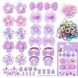 400 Pcs Baby Girls Hair Accessories Set,Baby Girls