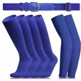2 Pair Youth Softball/Baseball Socks - 1 Baseball