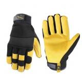 Wells Lamont Men's HydraHyde Leather Work Gloves,