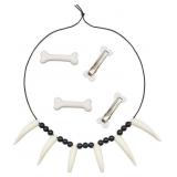 Halloween Costume Set,Bone Necklace and 4 Pieces B