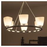 Decor Therapy CH1937 Rupp 6 Light Round Pendant, C
