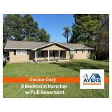 3 Bedroom Rancher with Full Basement