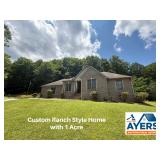 Custom Brick Home with 1 Acre & Personal Property