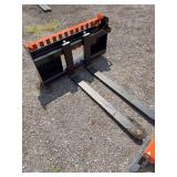Wolverine Skid Steer Pallet Fork Frame