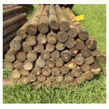 4x7 Treated Tapered Fence Post