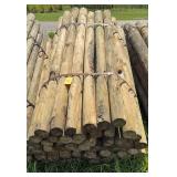 4x7 Treated Tapered Fence Post